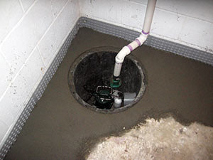 sump pump overflow water chicago pits intrusion vapor damage prevent basement exterior drains could